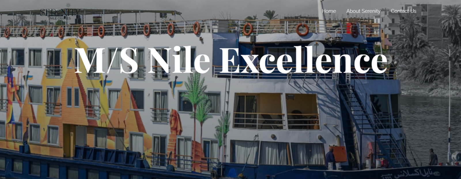 Luxury Nile cruise sundeck and swimming pool aboard FLASH GROUP MS NILE EXCELLENCE on the Nile River in Egypt